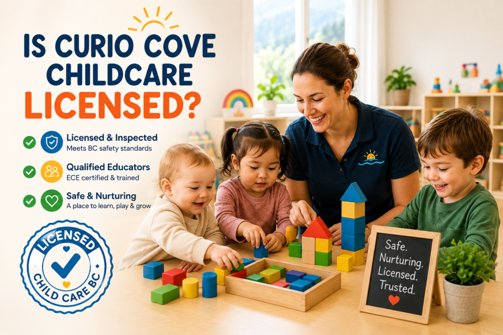 Licensed childcare centre in Castlegar, BC with children and educators