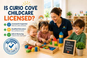 Licensed childcare centre in Castlegar, BC with children and educators